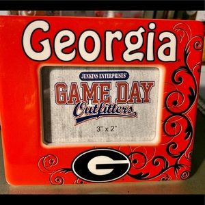 Georgia NATIONAL Champions 3x2 ceramic frame. NWOT.